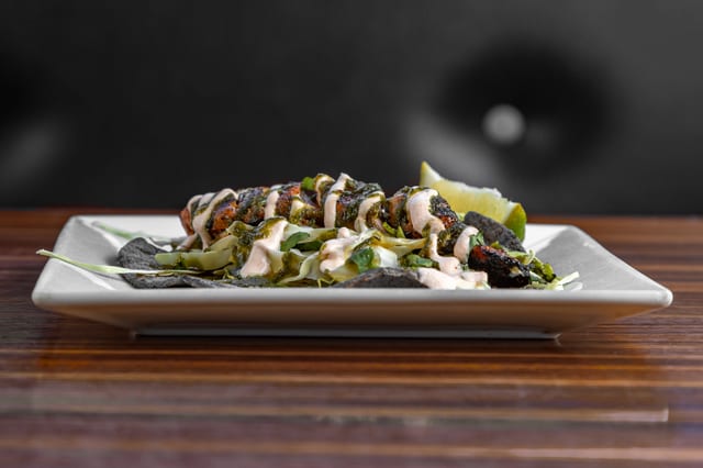 Cajun Salmon Taco.