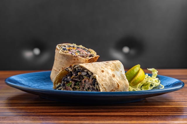 Maple Mango Chicken Burrito.