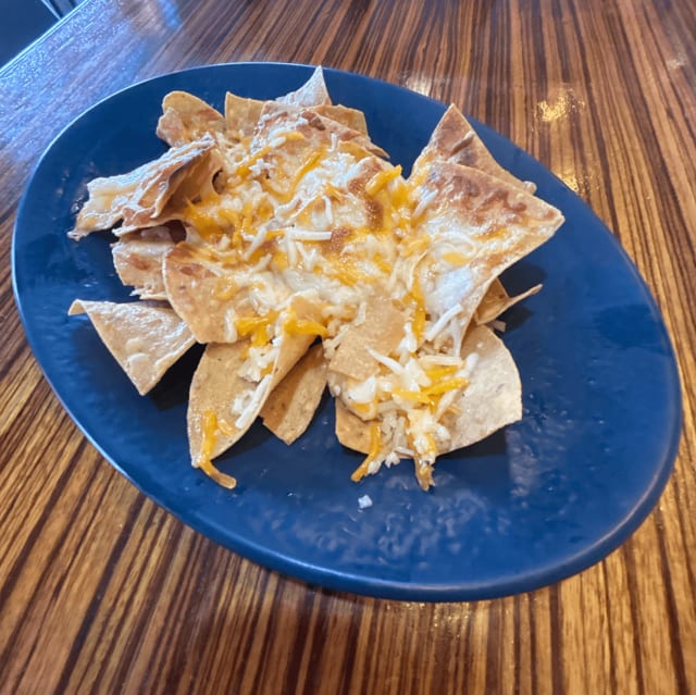 Cheesy Nachos.