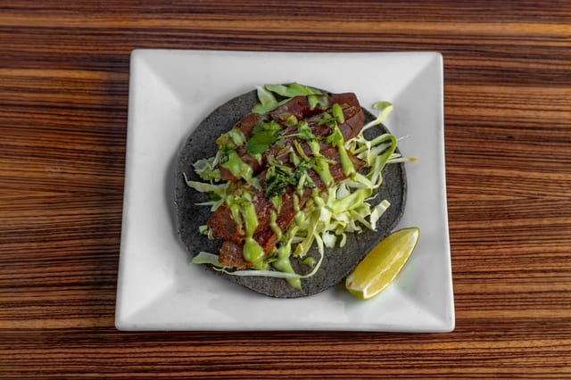 Teriyaki Tuna Taco.